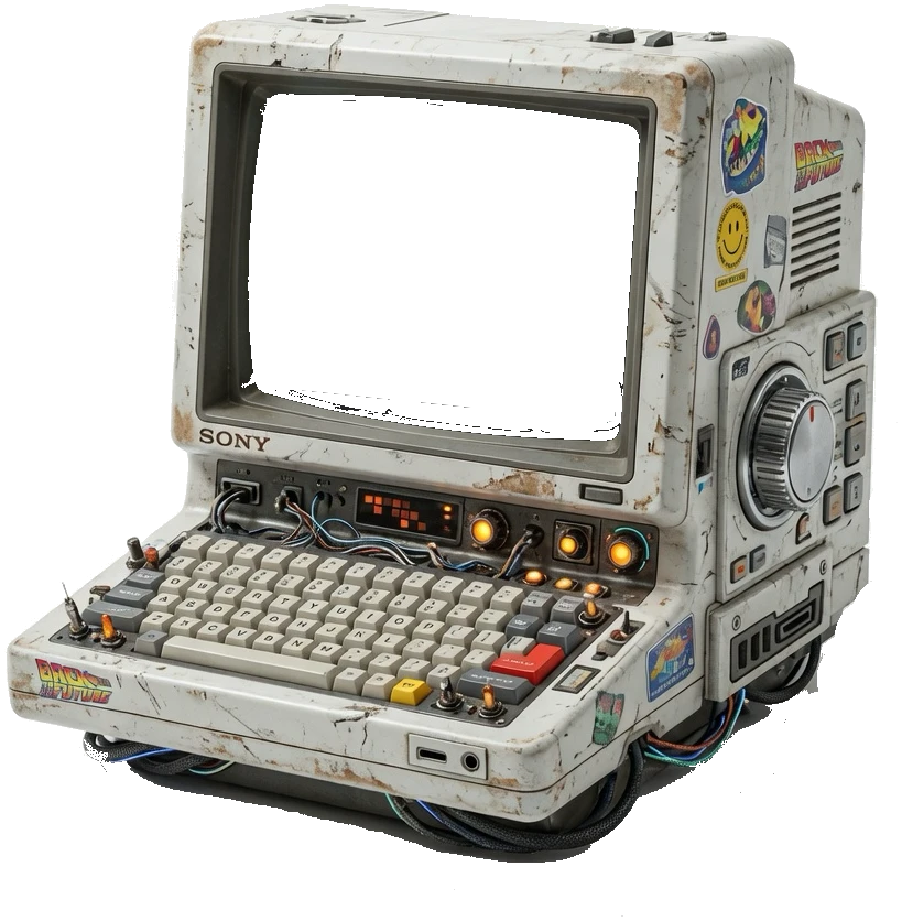 Terminal Candy running in the Wayback community skin